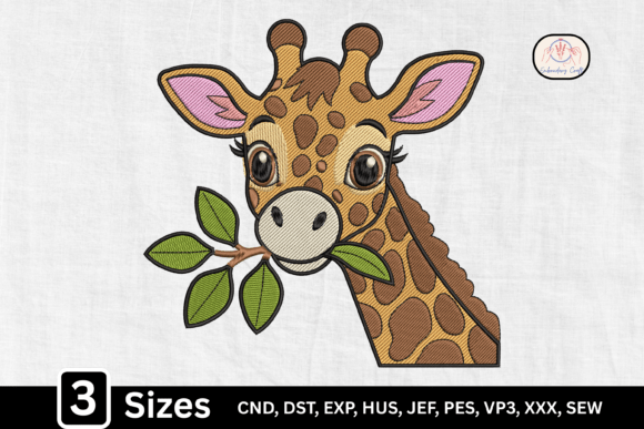 Download Safari Animal Baby Giraffe Leaves - Giraffe Collection